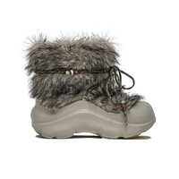 Custom Sneaker Gray Brown Snow Boots