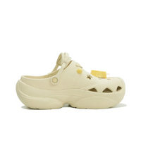 Custom Crocs Beige Yellow Cheese