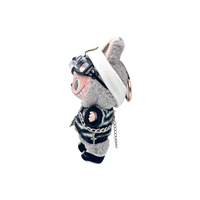 Pop Mart Blind Box Custom Black White Plaid Clothes