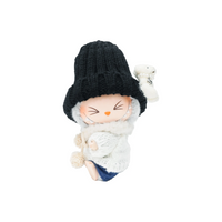 Pop Mart Blind Box Custom Black White Knitted Suit