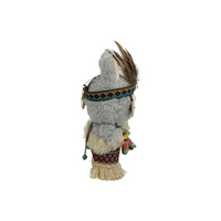 Pop Mart Blind Box Custom Grey Brown Tribal Chief