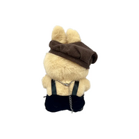 Pop Mart Blind Box Custom Brown Beret Black Overalls