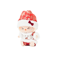 Pop Mart Blind Box Custom Red White Hat And Cotton Jacket