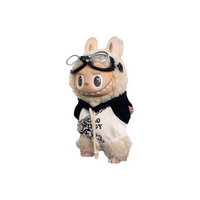 Custom Labubu Black White T-shirt