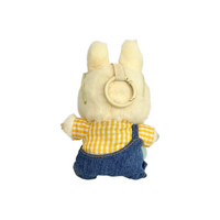 Custom Labubu Yellow Plaid Clothes Green Bibs Blue Overalls