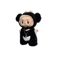 Custom Labubu Black Plush Suit