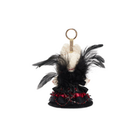 Custom Labubu Gothic Style Black And Red Tulle Skirt