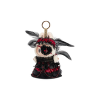 Custom Labubu Gothic Style Black And Red Tulle Skirt