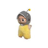 Custom Labubu Shark Headgear Yellow Bee