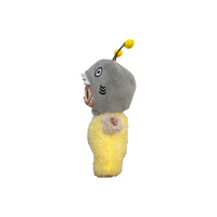Custom Labubu Shark Headgear Yellow Bee