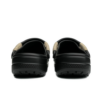 Custom Crocs Black With Khaki Laces