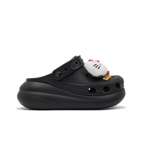 Custom Crocs Black With Red Love Heart Lace Hello Kitty Theme