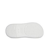 Custom Crocs White Gray Hand Drawn Flowers