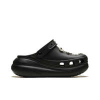 Custom Crocs Black With Diamond Ornaments