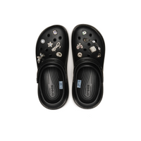 Custom Crocs Black With Diamond Ornaments