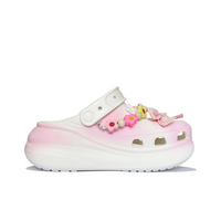 Custom Crocs White Pink Hello Kitty Theme Decoration