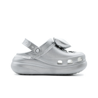 Custom Crocs Sliver Grey Butterfly Decorations