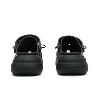 Custom Crocs Black With Silver Fangs