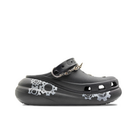 Custom Crocs Black Grey Mechanical Punk Style