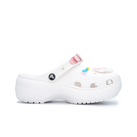 Custom Crocs White Pink Kitty Cartoon Decorations