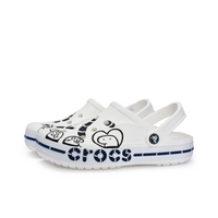 Custom Crocs White Black Cartoon