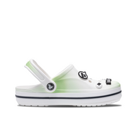 Custom Crocs White Black Green Panda Bamboo Cartoon