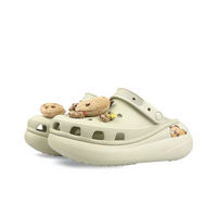 Custom Crocs Beige Capybara Theme