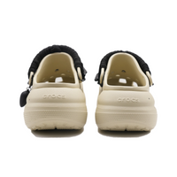 Custom Crocs Beige Black Butterflies
