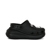 Custom Crocs Black Silver Accessories