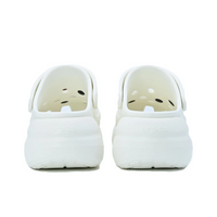 Custom Crocs White With Cartoon Bear Accessories