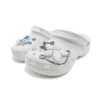 Custom Crocs White Star Accessories