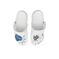 Custom Crocs White Star Accessories