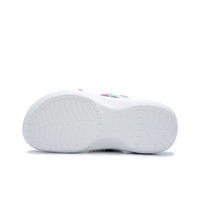 Custom Crocs White Pink Barbie Theme