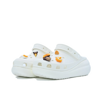 Custom Crocs White Cartoon Pastries Accessories
