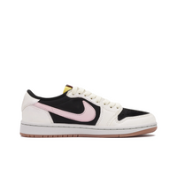 Travis Scott Jordan 1 Custom Jordans White Black Pink