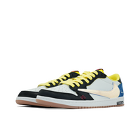 Travis Scott Jordan 1 Custom Jordans Black Grey Blue Beige