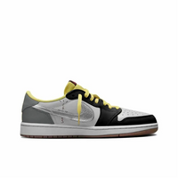 Travis Scott Jordan 1 Custom Jordans Grey Black Yellow Sliver