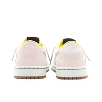 Travis Scott Jordan 1 Custom Jordans White Yellow Pink