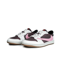 Travis Scott Jordan 1 Custom Jordans White Chocolate Pink