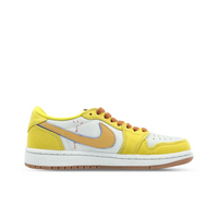 Travis Scott Jordan 1 Custom Jordans Yellow Brown Oil Painting Landscape