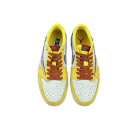 Travis Scott Jordan 1 Custom Jordans Yellow Brown Oil Painting Landscape
