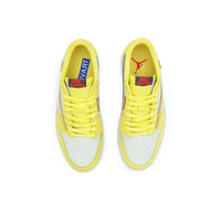 Travis Scott Jordan 1 Custom Jordans Lemon Yellow White
