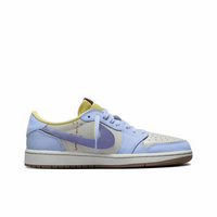 Travis Scott Jordan 1 Custom Jordans Blue Purple