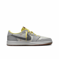 Travis Scott Jordan 1 Custom Jordans Grey Blue Snake Scales
