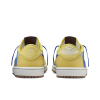 Travis Scott Jordan 1 Custom Jordans Yellow Blue White Graffiti Cartoon