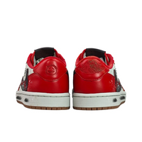 Travis Scott Jordan 1 Custom Jordans Red Black Spider Graffiti