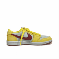 Travis Scott Jordan 1 Custom Jordans Yellow Red White
