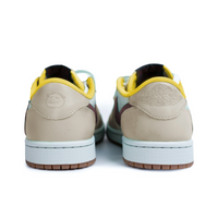 Travis Scott Jordan 1 Custom Jordans Beige Reddish Brown