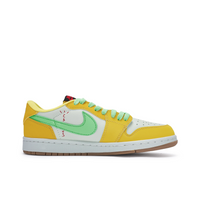 Travis Scott Jordan 1 Custom Jordans Yellow Green