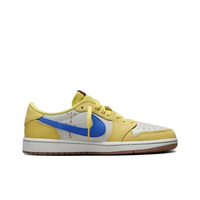 Travis Scott Jordan 1 Custom Jordans Yellow Blue White